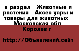  в раздел : Животные и растения » Аксесcуары и товары для животных . Московская обл.,Королев г.